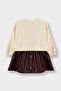 Printed Long Sleeve Thick Fabric Dress Baby Girl G5029A525Wn - 3
