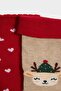 New Year's Themed Seamless 2-Piece Cotton Long Socks for Baby Girl G3992A5Ns - 5