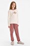Girls' Pajama Set Printed Long-Sleeve Top Striped Long Bottom F7289A825AU - 2