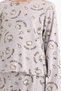 Hello Kitty Pajama Set Wide Leg Ribbed Camisole Long Sleeve Top Long Bottom Girls G3156A825Wn - 4
