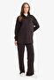 Regular Fit Elastic Waist Trousers F5118Ax25Au - 2