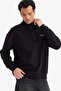 Boxy Fit Mock Neck Ataturk Printed Half Zipper Sweatshirt G6506Ax25Wn