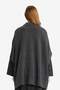 Mock Neck Buckle Detailed Knitwear Cape G3053Ax25Au - 5