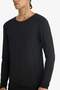 Slim Fit Slim Fit Crew Neck Long Sleeve Top G2561Ax25Wn - 4