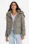 Water Repellent Regular Fit Hooded Zippered Inflatable Coat F2143Ax25Wn - 3