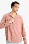 Relax Fit Apache Collar Woven Long Sleeve Shirt F6342Ax25Au - 3
