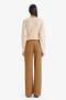 Straight Wide Velvet Regular Waist Trousers G1618Ax25Au - 4