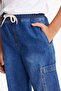 Jogger Fit Extra Flexible Elastic Waist Jean Trousers for Boys G3022A825Au - 5