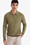 Standard Fit Polo Collar Knit Sweater G2455Ax25Au