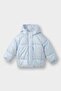 Warm Hooded Zippered Snap Fastener Puffer Coat Baby Girl E7985A525Au