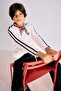 Oversize Wide Fit Crew Neck Appliqué Waffle Long Sleeve T-Shirt Boys G1807A825Au - 3