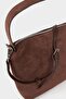 Women's Suede Crossbody Bag F1559Axns - 5