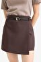 Regular Fit Belted Shorts Skirt F9179Ax25Wn - 6