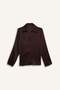 Regular Fit Satin Long Sleeve Shirt G1924Ax25Au - 7