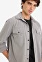 Regular Fit Corduroy Long Sleeve Shirt F1518Ax25Au - 7