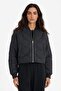 Water Repellent Regular Fit College Collar Zippered Bomber Coat F0031Ax25Au - 4