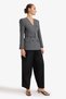 Baggy Fit Zippered Regular Waist Standard Length Trousers F9191Ax25Sm - 3
