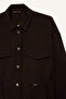 Regular Fit Elastic Waist Fluid Fabric Jacket F6241AX25AU - 8