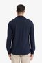 Slim Fit Polo Collar Pique Long Sleeve Shirt F0337Ax25Au - 6