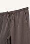 Beli Lace-Up Pocketed Straight Leg Trousers G3162Ax25Au - 5