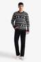 Christmas Themed Standard Fit Knitwear Sweater G1047Ax25Wn - 2