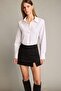 Slim Fit Tight-Fitting Slit Shorts Skirt G5057Ax25Wn - 3