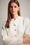 Crew Neck Buttoned Knitwear Cardigan G3357Ax25Au - 5