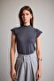 Turtleneck Short Sleeve T-Shirt G3332Ax25Wn - 4