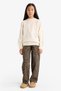 Crew Neck Knitwear Sweater for Girls F2755A825Wn - 2