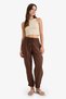 Paperbag Pocket Detailed Straight Leg Long Length Modal Pants F9109Ax25Sm - 4