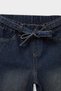 100% Cotton Wide Leg Jean Trousers for Baby Girl G3011A525Au - 3