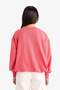 Oversize Wide Fit Crew Neck Printed Sweatshirt for Girls G2460A825Wn - 8