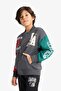 Nba Current Teams College Collar Back Printed Bomber Jacket Boys E8845A825Au - 7