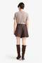 Regular Fit Belted Shorts Skirt F9179Ax25Wn - 7