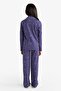 100% Cotton Relax Fit Patterned Elastic Waist Pajama Set for Girls F7285A825AU - 6