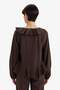 V-Neck Modal Ruffled Blouse G1971AX25WN - 6
