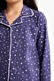 100% Cotton Relax Fit Patterned Elastic Waist Pajama Set for Girls F7285A825AU - 5
