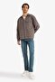 Boxy Fit Gabardine Long Sleeve Shirt G3184Ax25Au - 2