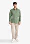 Modern Fit Polo Collar Crinkle Long-Sleeved Shirt F1767AX25AU - 2