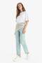 Comfort Straight Normal Waist Embroidery Detail Ankle Length Jean Washable Pants G2216Ax25Wn - 4