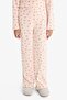 Ribbed Camisole Heart Pattern Long Sleeve Top Long Bottom Pajama Set Girl Child F7276A825Au - 6