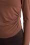Slim Fit Slim Fit Boat Neck Long Sleeve Blouse D5300Ax25Au - 5