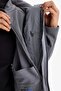 Water Repellent Regular Fit K Hooded Windproof Zippered Coat C6053Ax25Wn - 5