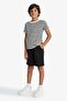Cotton Regular Fit Elastic Waist Pique Shorts for Boys G1388A825Au