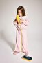 Standard Fit Large Collar Printed Sweatshirt Baby Girl G1773A525Au - 2