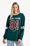 100% Cotton Loose Fit Back Printed Sweatshirt F8913Ax25Au - 5