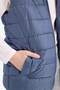 Water Repellent Waterproof Hooded Zippered Inflatable Vest for Boys E7497A825Au - 7