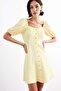 Sweetheart Neckline Short Sleeve Mini Dress G0730Ax25Sm - 4