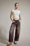 100% Cotton Wide Leg Jean Trousers G2909Ax25Au - 2