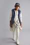 Water Repellent Waterproof Hooded Zippered Inflatable Vest for Boys E7497A825Au - 2